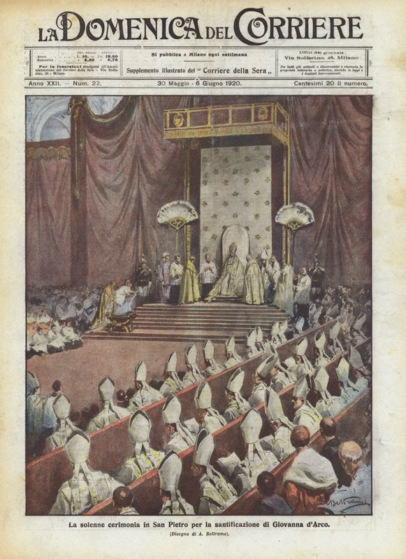 La cérémonie solennelle à Saint-Pierre pour la sanctification de Jeanne d
