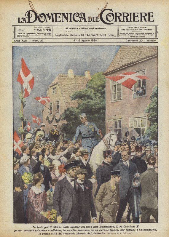 Les fêtes pour le retour du nord du Schleswig au Danemark - Achille Beltrame