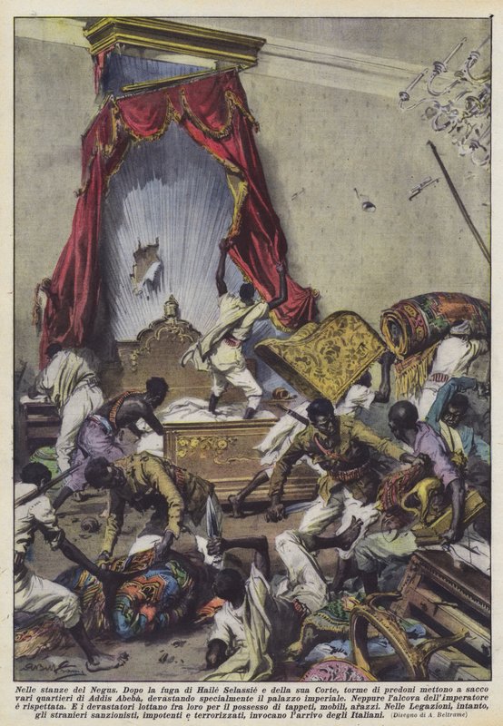 Dans les chambres du Négus - Achille Beltrame