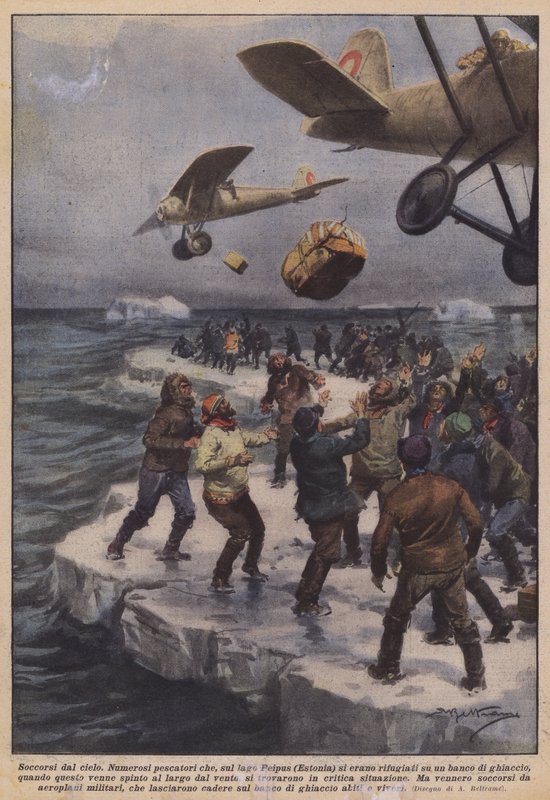 Secourus du ciel - Achille Beltrame