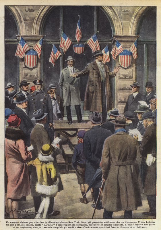 Système curieux pour alléger le chômage à New York - Achille Beltrame