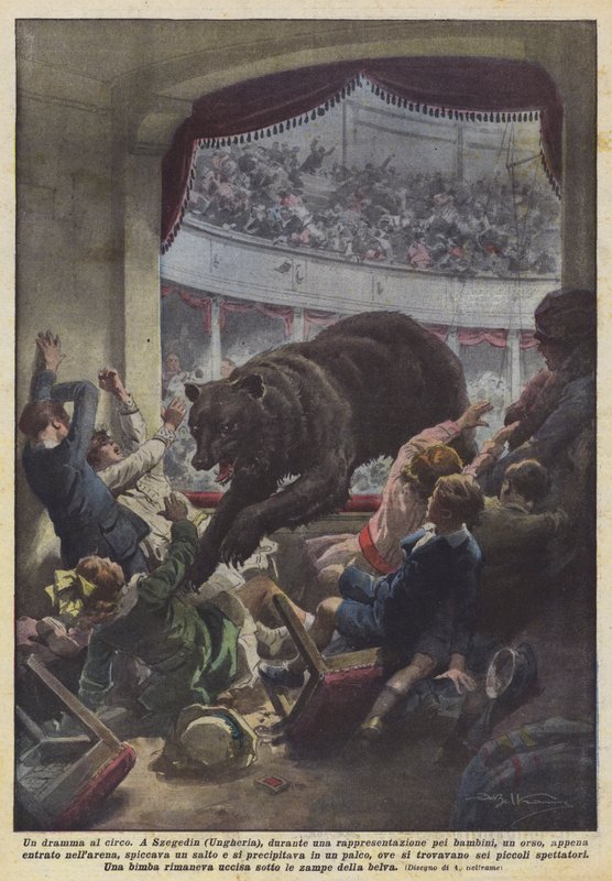 Un drame au cirque - Achille Beltrame
