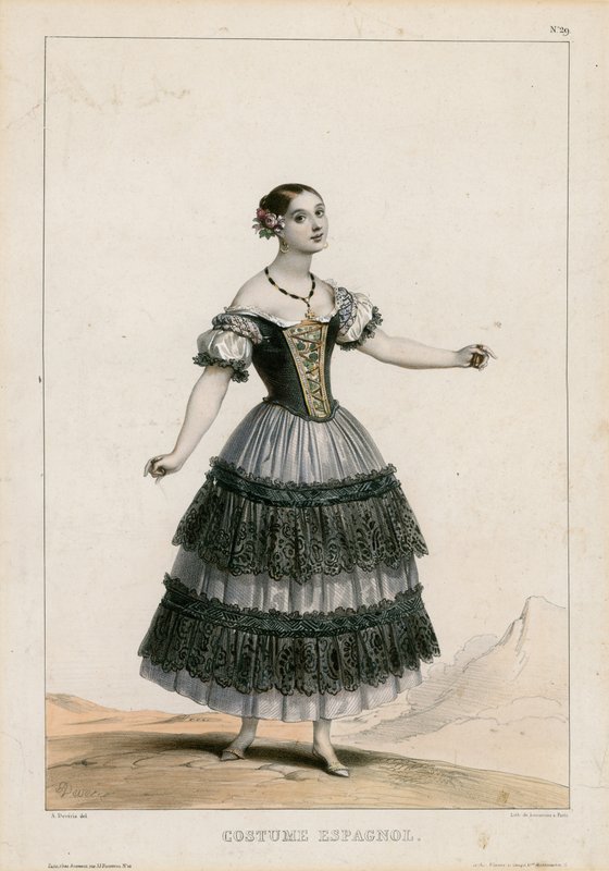 Costume Espagnol - Achille Devéria