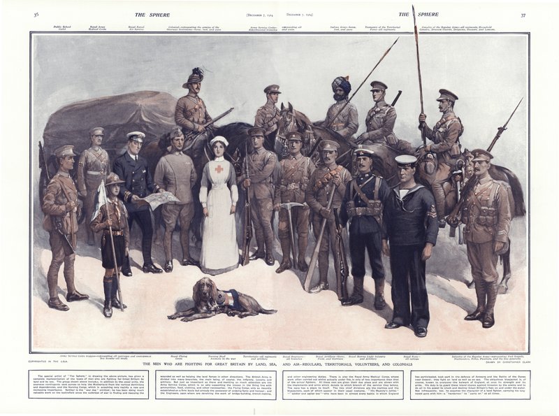 Membres des forces armées combattant pour la Grande-Bretagne, Première Guerre mondiale - Addison Thomas Millar