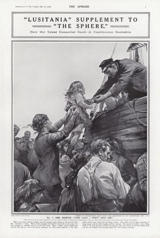 Le naufrage du Lusitania, Première Guerre mondiale, 7 mai 1915 - Addison Thomas Millar