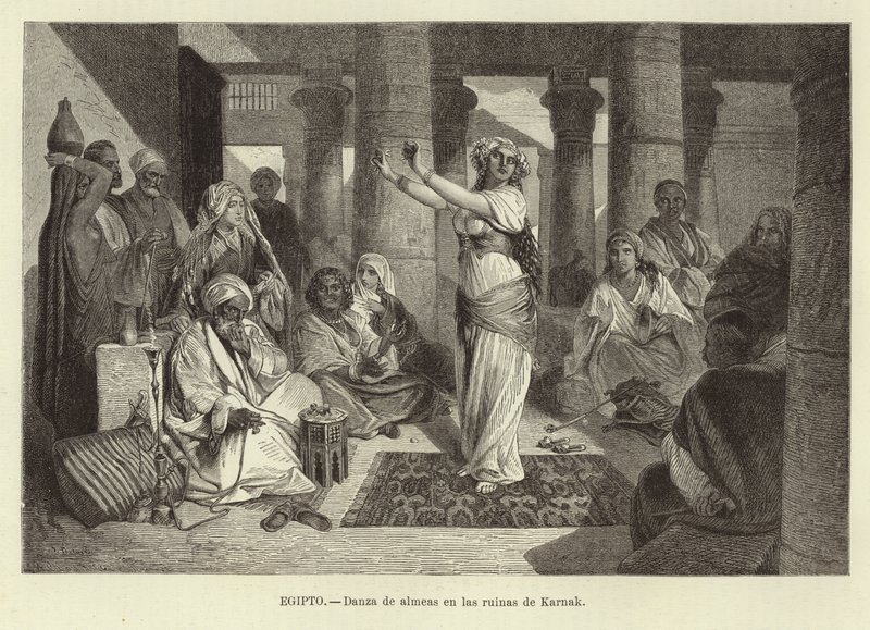 Égypte - Danser dans les ruines de Karnak - Adolf Closs