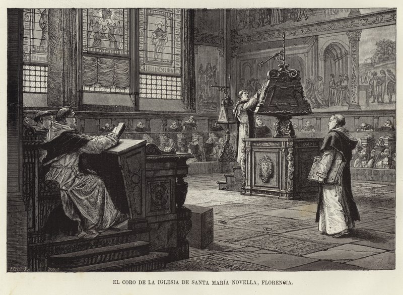Le chœur de la basilique de Santa Maria Novella, Florence - Adolf Closs