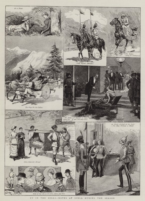 Dans les collines, notes à Simla pendant la saison - Adrien Emmanuel Marie