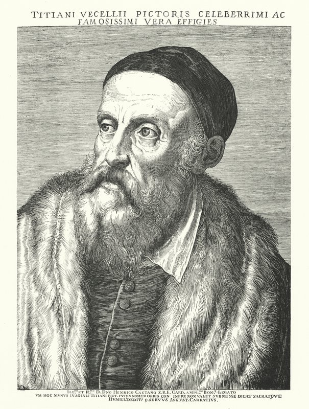 Titien, artiste de la Renaissance italienne - Agostino (after) Carracci
