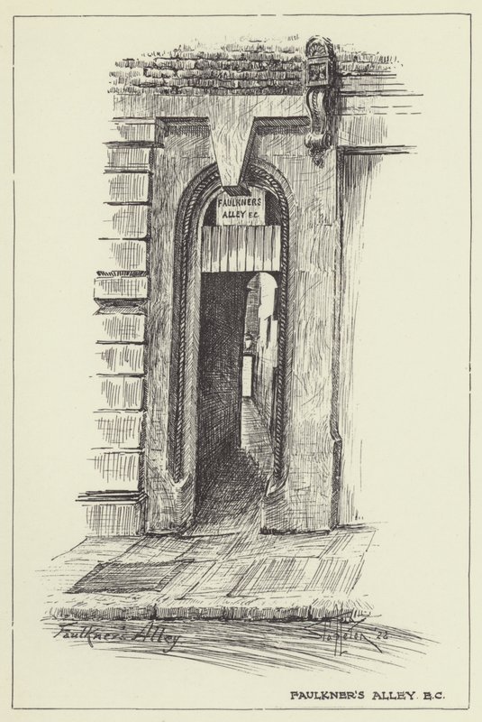 Faulkners Alley, EC - Alan Stapleton