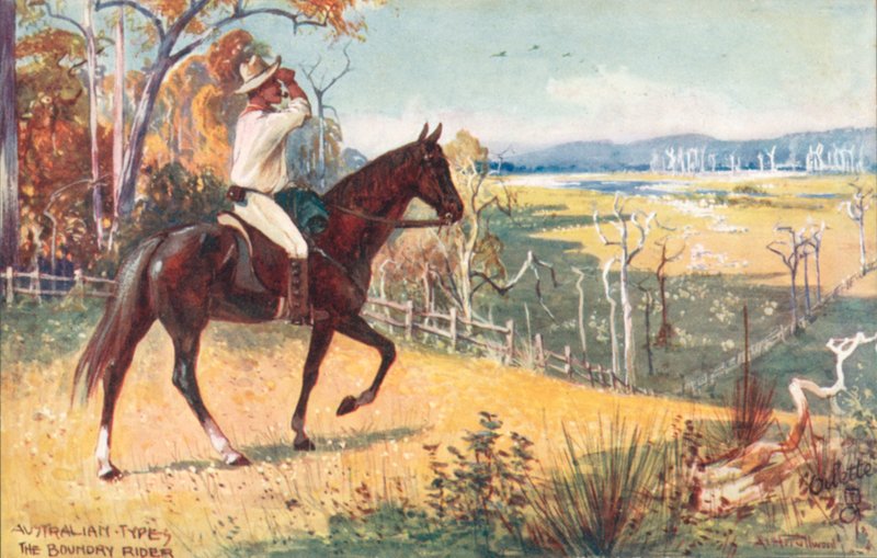 Types australiens : Garde-frontière - Albert Henry Fullwood