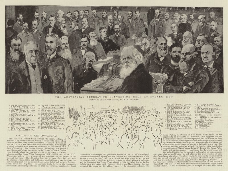 La Convention de la Fédération australienne tenue à Sydney, NSW - Albert Henry Fullwood