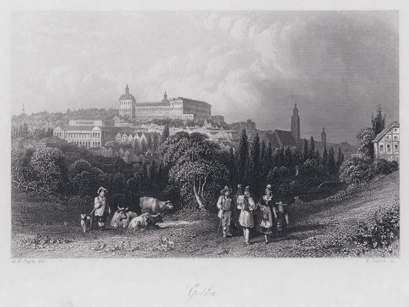 Gotha (gravure) - Albert Henry Payne