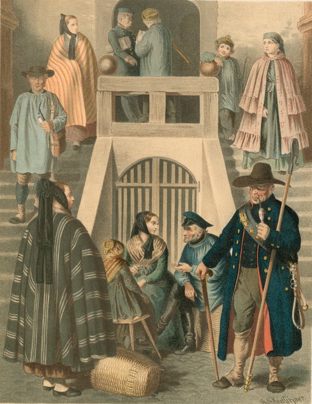 Costume allemand, Harz - Albert Kretschmer