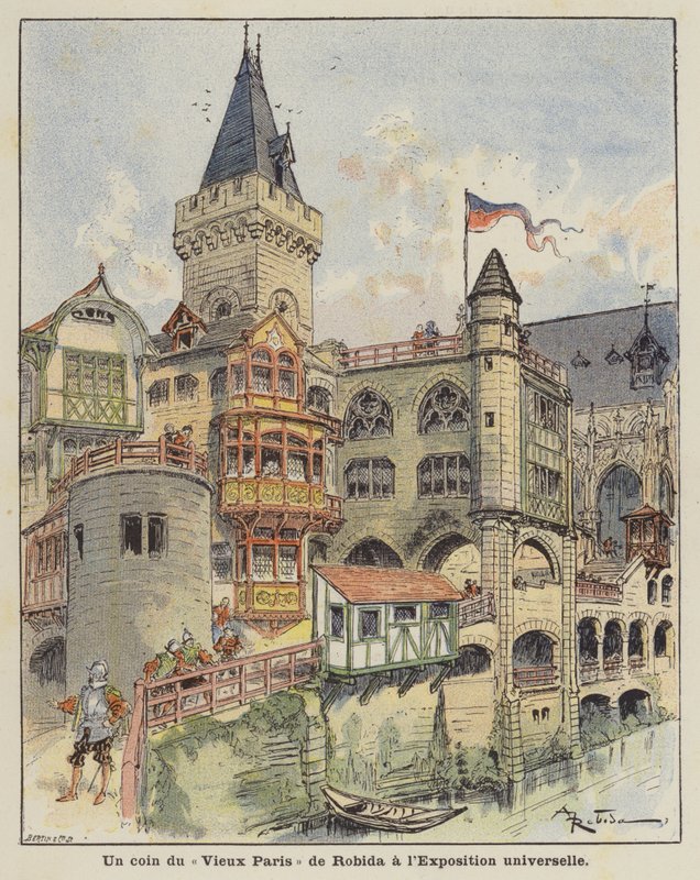 Un coin du Vieux Paris de Robida à l