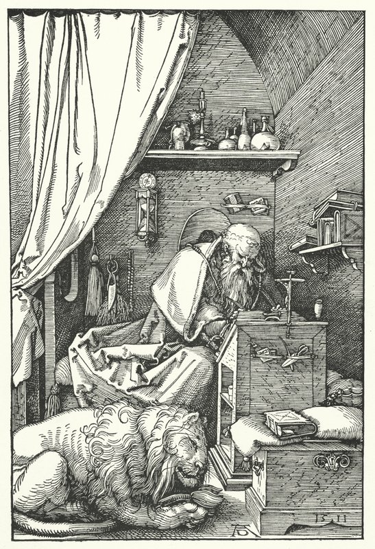 Saint Jérôme dans sa cellule - Albrecht Dürer