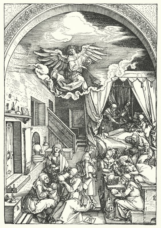 La Naissance de la Vierge - Albrecht Dürer