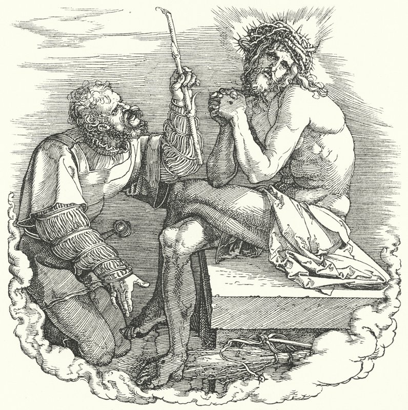 Page de titre de La Grande Passion par Albrecht Durer, représentant les derniers jours du Christ sur Terre - Albrecht (after) Durer or Duerer