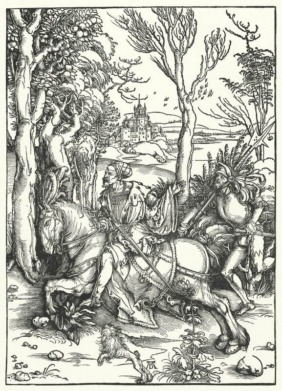 Le Chevalier et le Landsknecht - Albrecht Dürer