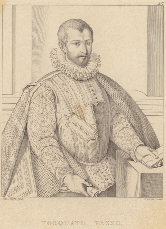 Portrait de Torquato Tasso - Alessandro Allori