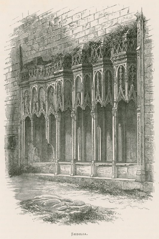 Abbaye de Furness, Sedilia - Alexander Francis Lydon