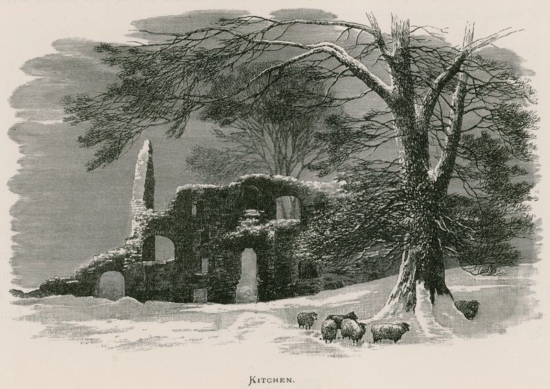 Abbaye de Kirkstall, cuisine - Alexander Francis Lydon