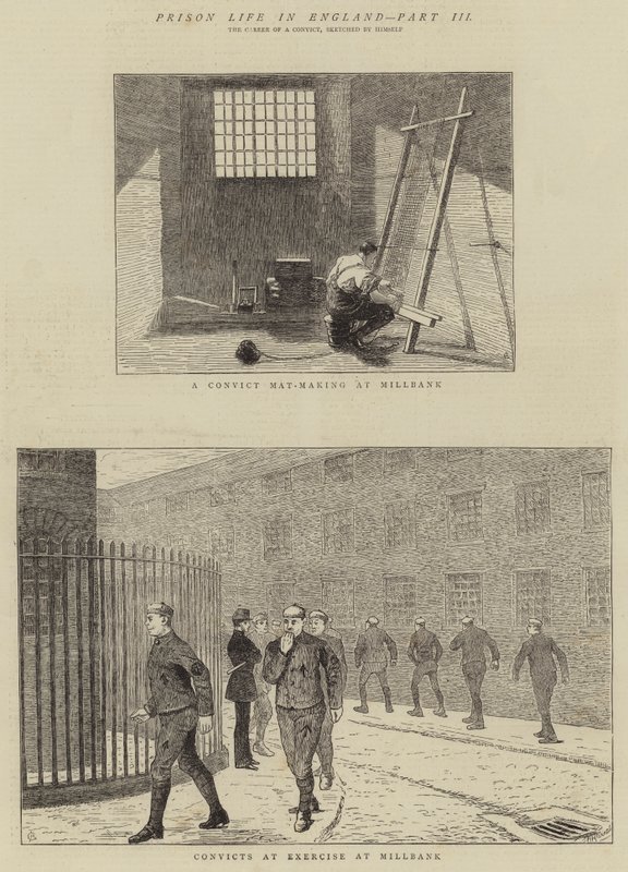 La vie en prison en Angleterre, Partie III - Alfred Chantrey Corbould