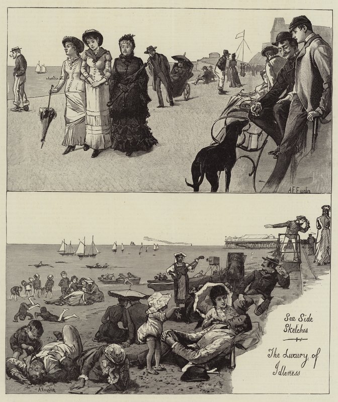 Croquis de bord de mer, le luxe de l