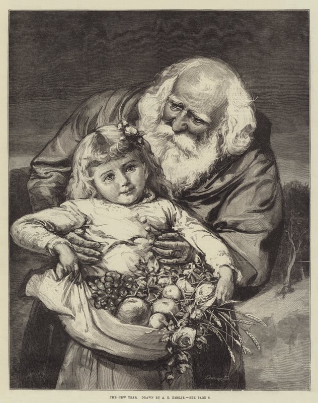 Le Nouvel An - Alfred Edward Emslie