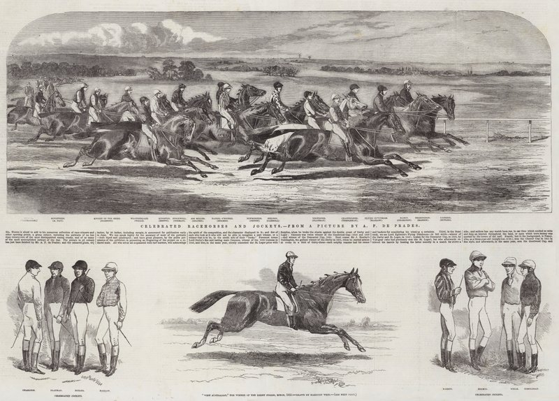 Chevaux de course et jockeys célèbres - Alfred de Prades