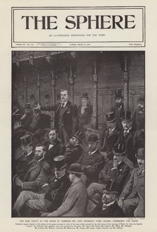 Le député irlandais John Redmond s