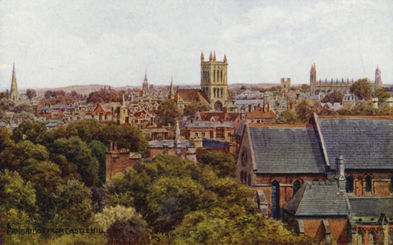 Cambridge, depuis Castle Hill - Alfred Robert Quinton