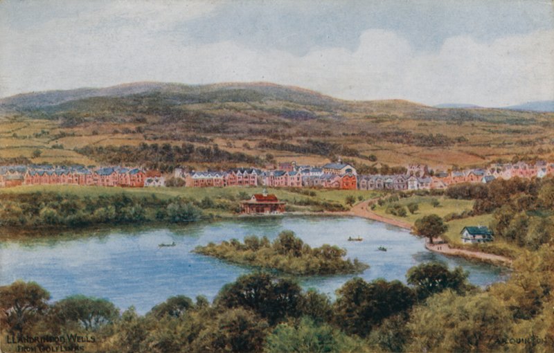 Llandrindod Wells, depuis le terrain de golf - Alfred Robert Quinton
