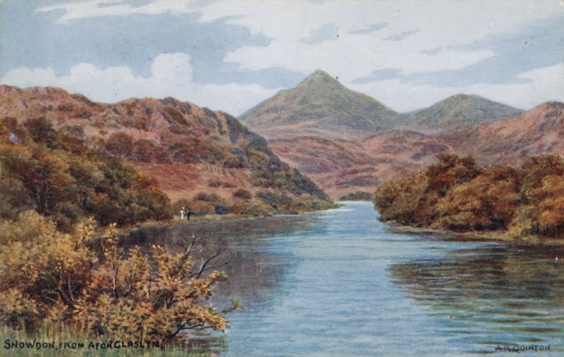 Snowdon, depuis Afon Claslyn - Alfred Robert Quinton