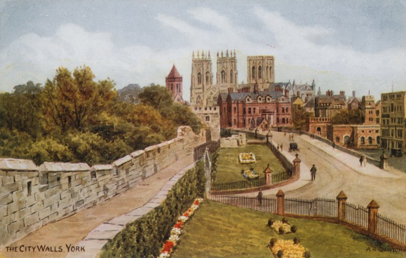 Les remparts de la ville, York - Alfred Robert Quinton