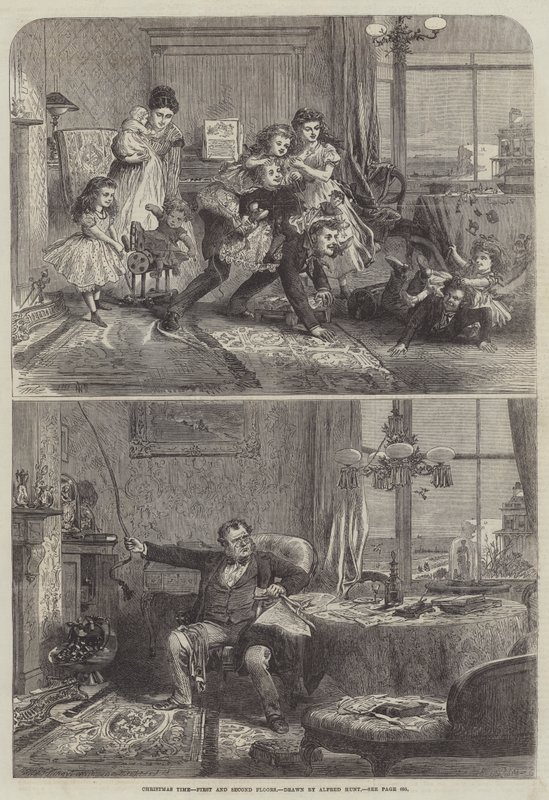 Noël, premier et deuxième étages - Alfred William Hunt