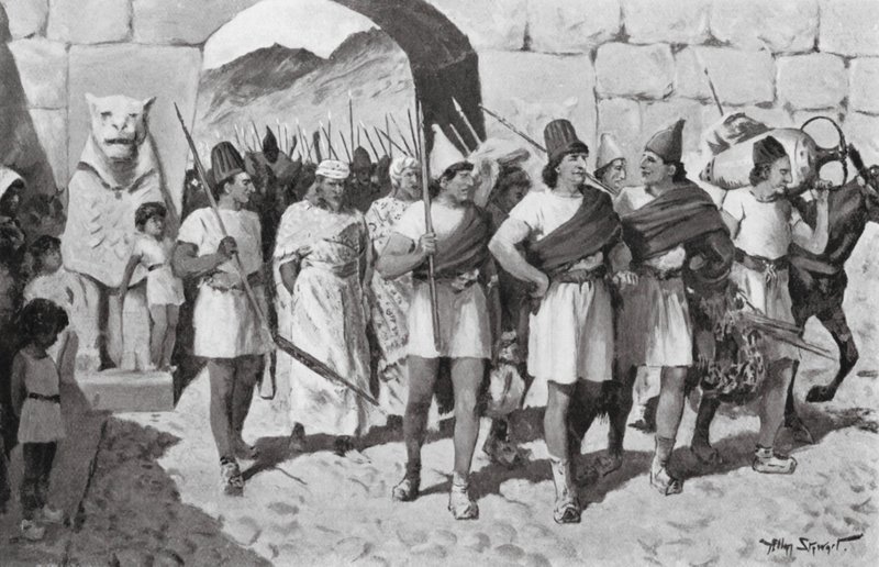 Retour de Shubbiluliuma de sa campagne syrienne - Allan Stewart