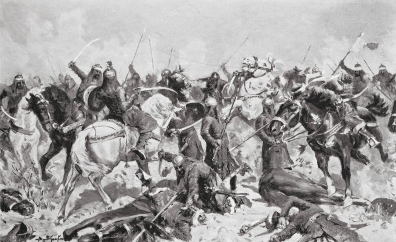 La Dernière Résistance des Rajputs contre les Mahométans en 1192 après J.-C. - Allan Stewart