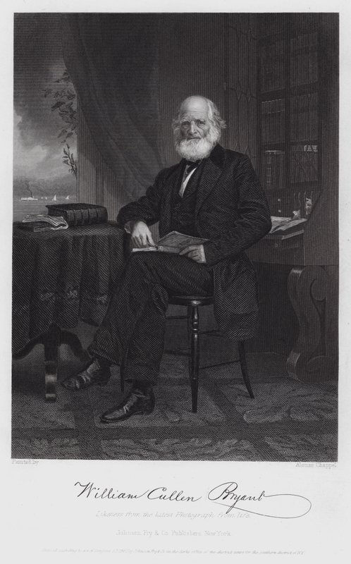 William Cullen Bryant (gravure) - Alonzo (after) Chappel