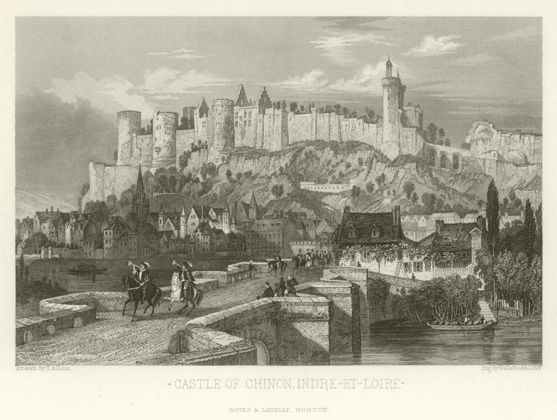 Château de Chinon, Indre-et-Loire - Alphonse Marie de Neuville