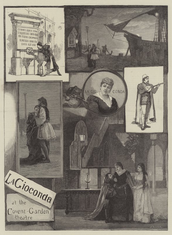 La Gioconda au Covent Garden Theatre - Amedee Forestier