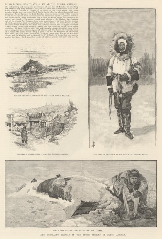 Voyages de Lord Lonsdale en Amérique du Nord arctique - Amedee Forestier