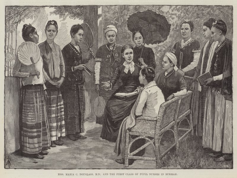 Mme Maria C Douglass, MD, et la première classe d