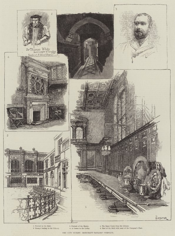Les guildes de la ville, la compagnie des tailleurs marchands - Amedee Forestier