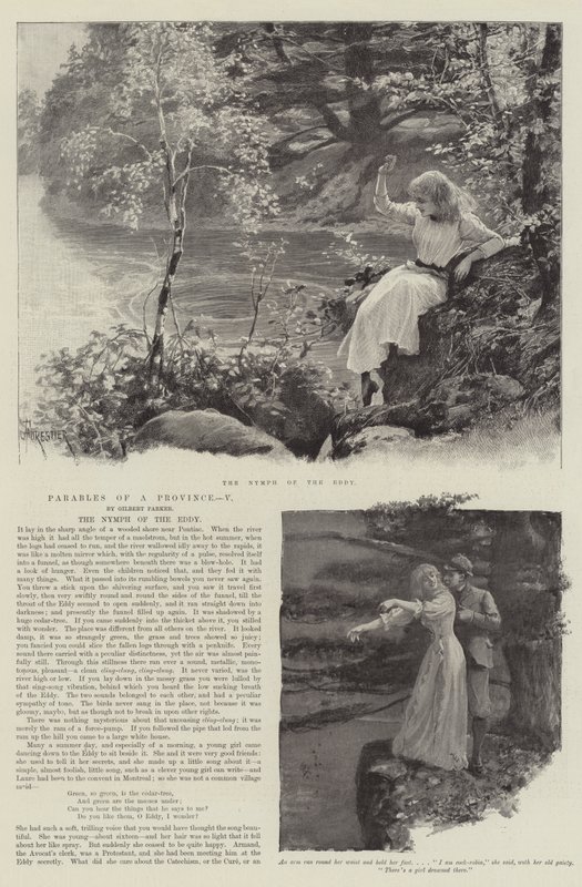 La Nymphe du tourbillon, par Gilbert Parker - Amedee Forestier