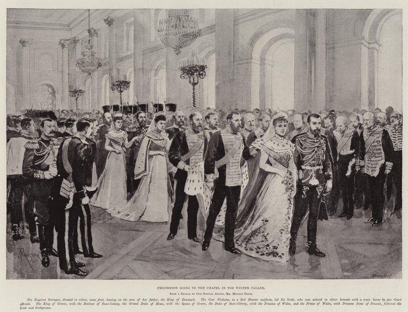 Le mariage de Nicolas II, tsar de Russie - Amedee Forestier