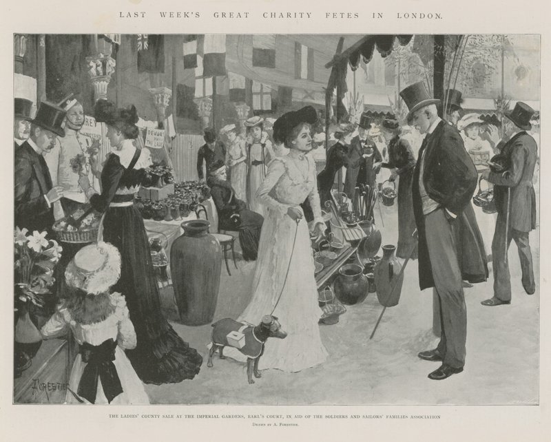 Les grandes fêtes de charité de la semaine dernière à Londres - Amedee Forestier