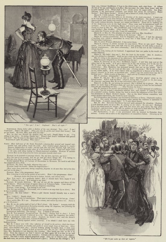 Mrs Hauksbee Sits Out, Une extravagance non historique, par Rudyard Kipling - Amedee Forestier