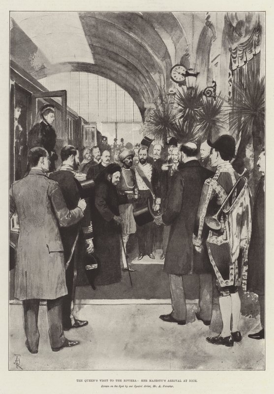 La visite de la reine à la Riviera, l