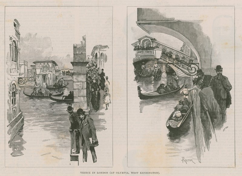 Venise à Londres à Olympia, West Kensington - Amedee Forestier